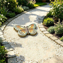 Reusable Butterfly Stepping Stone Mold, Concrete Paver Mold for Garden Path & Walkway Decor, DIY Cement Mold for Outdoor