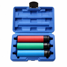 Lug Nut Socket Set, 3pc 1/2" Drive Extra Long Thin Wall Impact Sockets, 6" Wheel Nut Removal Tool