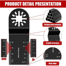 10Pcs Oscillating Saw Blade Multi Tools Blades Multi-Function Renovator Cutter Blade for Wood Metal Fast Cutting Blade