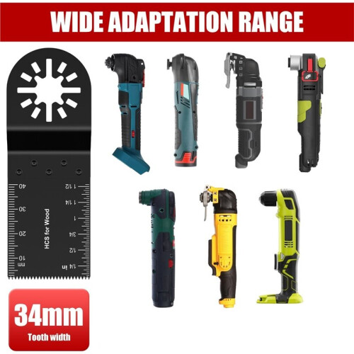10Pcs Oscillating Saw Blade Multi Tools Blades Multi-Function Renovator Cutter Blade for Wood Metal Fast Cutting Blade 2