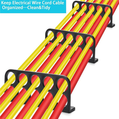 20Pack Cable Chase-Wire Bracket,Cable Support Wire Bracket Holder for NMB Cable Chase Bracket Wire Holder for Cord 1