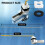 Universal Front Mount Toilet Handle Replacement Kit , Flush Lever Compatible with Most Toilets 7