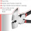 Multi Plier Fence Tool,10.8", Nails & Staple Puller, Cutting Pliers Multi Function Tool for Fence Repair Nails Removal 2
