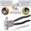 Multi Plier Fence Tool,10.8", Nails & Staple Puller, Cutting Pliers Multi Function Tool for Fence Repair Nails Removal 3