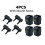Conjunto de 4 Capas de Silicone para Bloco de Aquecimento Do Extrusor com 4 Escovas para Bico para Impressora 3D para Flashforge Creator 5/Creator 5 2