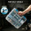Parts Organizer Box, Tool Storage Organizer for Screws, Double-Sided, 34 Compartment (17+17), for Workshop and Garage 6
