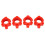 24PCS Dumbbell Nut,Dumbbell Rod Nut,Spinlock Collars for Barbells Bars Training Sports Accessories 2
