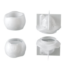 Molde de Silicona con Forma de Casa con Sombrero de Bruja para Velas de Halloween, Ideal para Manualidades con Resina, Jabón, Yeso y Decoración del