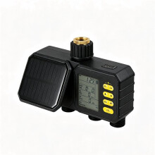 Solar WiFi Watering Timer for Garden Hose 4 Zone Irrigation Controller with App Remote Control UK