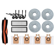 Compatibel met voor H50 / H50 Pro Robotstofzuiger: Vervangingsset met Hoofdborstel, Zijborstel, Filter en Dweil (15 Stuks)