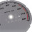 Motorcycle Speed Dial Instrument Panel Speedometer /H Gauge Face Sticker for  Glide  Glide 14-18 Silver 1