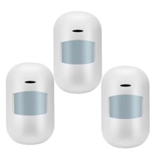 3 Détecteurs de Mouvement Infrarouges Sans Fil 433 MHz avec Capteur PIR pour Système D'Alarme Antivol Domestique
