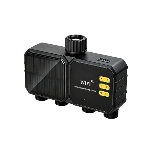 WiFi Sprinkler Timer  Water Timer for Garden Hose 4 Outlets with Rain Delay/Automatic/Manual Watering System UK 2