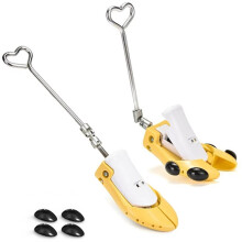 2pcs Boot Stretchers for Cowboy Boots, Adjustable Width High Instep Shoe Expander Trees for Thick Wide Feet