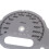 Motorcycle Speed Dial Instrument Panel Speedometer /H Gauge Face Sticker for  Glide  Glide 14-18 Silver 5