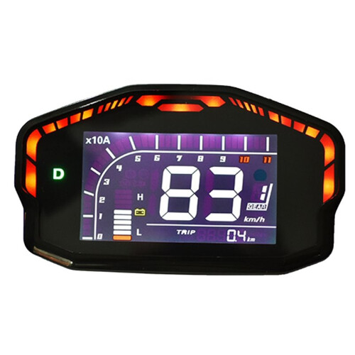 Electric Motorcycle/Remote Drive Controller, CAN Single-Wire Communication, Digital Speedometer Display (with Bracket)