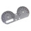 Motorcycle Speed Dial Instrument Panel Speedometer /H Gauge Face Sticker for  Glide  Glide 14-18 Silver 6