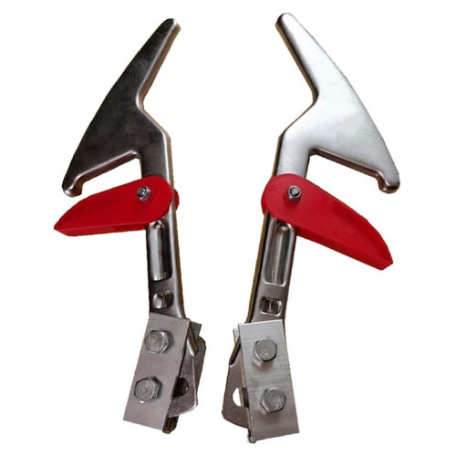 Ladder Rung Lock Extension Hardware Spring Clip Stabilizer, Reinforced Locking System, Left & Right 4.5cm