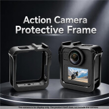 Aluminum Alloy Protective Cage with Quick Release Base for MAX2, Aluminum Alloy Metal Frame with Cold Shoe Mount