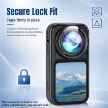 2 PCS Rotation Lock Optical Tempered Glass Lens Guard Protective Cover for X6, Anti-Fingerprint