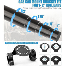 Upgrade RX-DLX-PM Gas Can Pack Mount Fuel Water Tank Mount Oil Can Holder Gasoline Pack Fuel Container Mounting Bracket