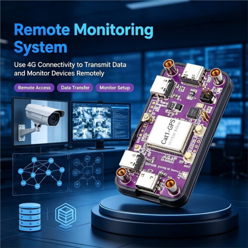 For Raspberry Pi Zero 4G CAT1 Expansion Board with USB Hub, EA/EU Bands, IoT Development Projects, Hub Expansion Board 1