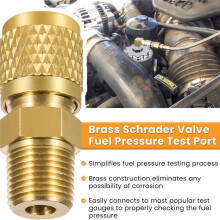 Fuel Filter Cap with Fuel Pressure Port for 6.0L Powerstroke 2003-2007 F250 F350 F450 F550 E-Series Excursion