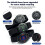 Wireless Controller for Vehicles,Media Button Remote Wireless  Steering Wheel Control for Bike Motorcycle Red 7