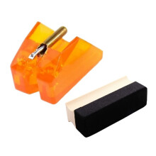 Turntable Stylus for Technics P30 EPS30CS EPS24CS EPS25cs SLBD2 Phonograph Record with Cleaning Brush