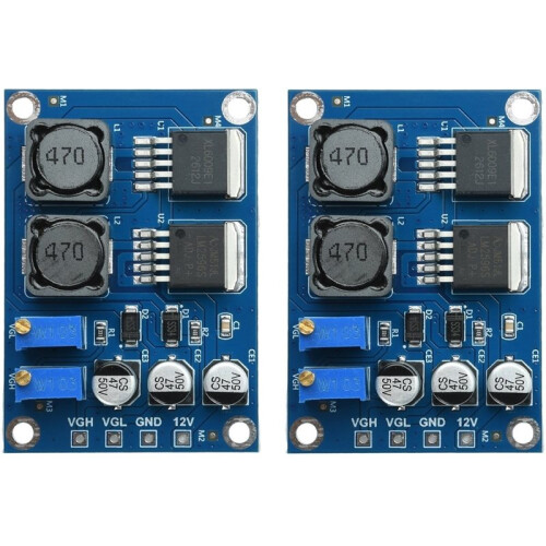 2PCS VGH VGL  Module Repair LCD Panel Broken Y Color Abnormal Horizontal  LCD Screen Technical Modification
