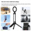 Flymile for  Magnetic Phone Tripod, Folding Stand, Multi-Functional Desktop Extension and Fixing Clip Accessories 4