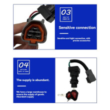 RC461-53962 Excavator Ignition with Keys for SVL75C SVL95 KX018 KX057 KX080 SSV65 U25 U35 U55 Track Loader