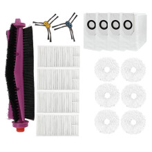 Vacuum Brush Dust Bag Filter Mop Cloth Set for Midea V12 / Ultra Vacuum Cleaner Replacement Parts
