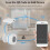 Tuya Matter Thread Motion Sensor Detector Battery Built-in 5V 1A/ USB Power  Life App Wireless Detector 4