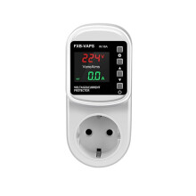 Over Under Voltage Protector 16A Self-Resetting Voltage Current Protector Real- Display for Home Appliances EU Plug
