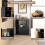 Kitchen Cart with Bamboo Top, Spice Rack, Towel Holder 5