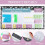 School Pocket Chart with Base Ten Value Pocket Chart for Classroom Bulletin Board Home Decor 7