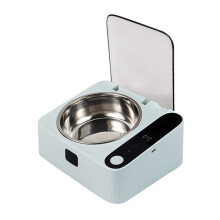 Gamelle pour Chat en Acier Inoxydable avec Ouverture Automatique par Capteur Infrarouge Intelligent et Couvercle Activé par le Mouvement