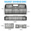 Universal Dishwasher Silverware Basket Replacement WP8562043 8531233 Dishwasher Utensil Basket,for , 6
