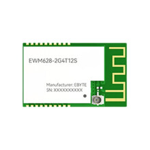 Módulo Inalámbrico de Espectro Ensanchado de 2,4 GHz y 12 DBm, Repetidor de Salto de Frecuencia Automático y Dúplex Completo, con Comandos HEX+AT.