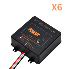 PowMr Égaliseur de batterie, pour systèmes 24V 36V 48V, pour batteries Gel Flood AGM Plomb-Acide