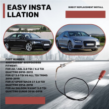 Uitlaat Temperatuur Sensor 4H0906088F 4H0906088B voor A8 Q7 A6 A7 3.0TDI 2010-2018