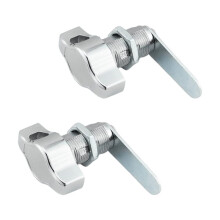 Hangslot voor Kastdeur, Sleutelloos Mechanisch Nokkenslot, Hangslot voor Thuis, Kantoor, Meubels, Kast, Deurslot 25 mm