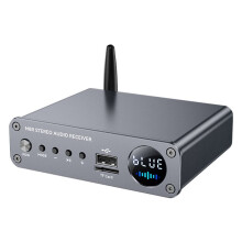 Drahtloser 6.0-Adapter, -Audioempfänger, Dualantenne, 50 M Reichweite, Unterstützt USB-Sticks/TF-Karten