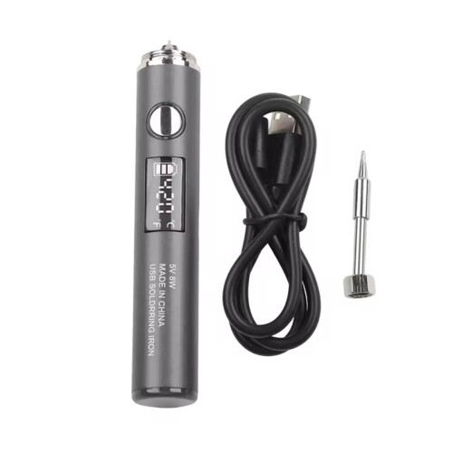 L002 Digital Display Portable Soldering Iron Kit Without Light Quick Heating and Adjustable Temperature Control
