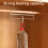 3 Pack Staggered Closet Hanger Rod, Space Saving Iron Wardrobe Organizer Rack for Home 1