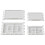 Silicone Resin Casting Mold - Rectangular Tray Mold for Organizer, Dresser, Desk Display, Smooth Release, Reusable L 5