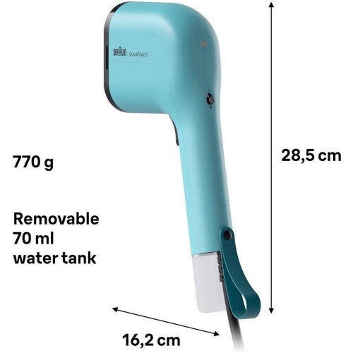 Braun Braun QuickStyle 3 Handheld Garment Steamer Green 2