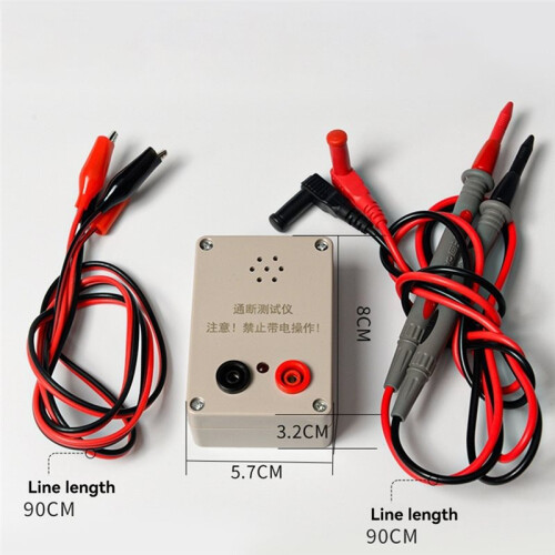 9V Continuity Tester with Audible Buzzer & LED - Essential for Wire, PCB, Cable, Auto  & Fuse Testing 1