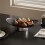 Plastic High Fruit Bowl - Light Luxury Oval Tray, Multi-Purpose Storage Plate for Jewelry, Snacks, Aromatherapy Black 5